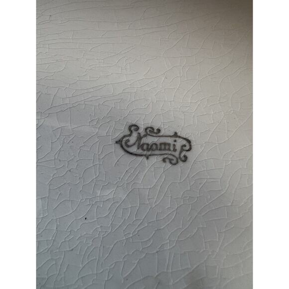 Vintage Platter "Naomi" Floral Scalloped Edge 17” Serving Dish Plate Pink Roses - Picture 10 of 15